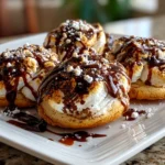 Freshly baked Chocolate Marshmallow Swirl Cookies
