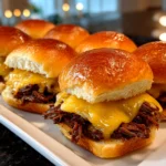 Home cook, taken with iPhone 14. Close-up slight angle of delicious Philly Cheesesteak Sliders on white plate. Mouthwatering --ar 4:3 --style raw --s 240