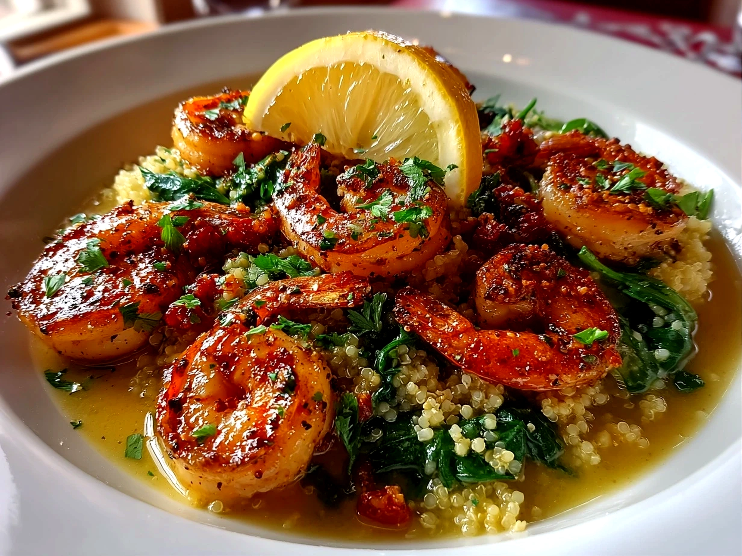 Freshly Prepared Shrimp Scampi Nourish Bowl